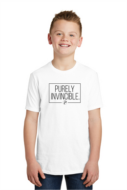 PURELY INVINCIBLE Framed Youth Tee