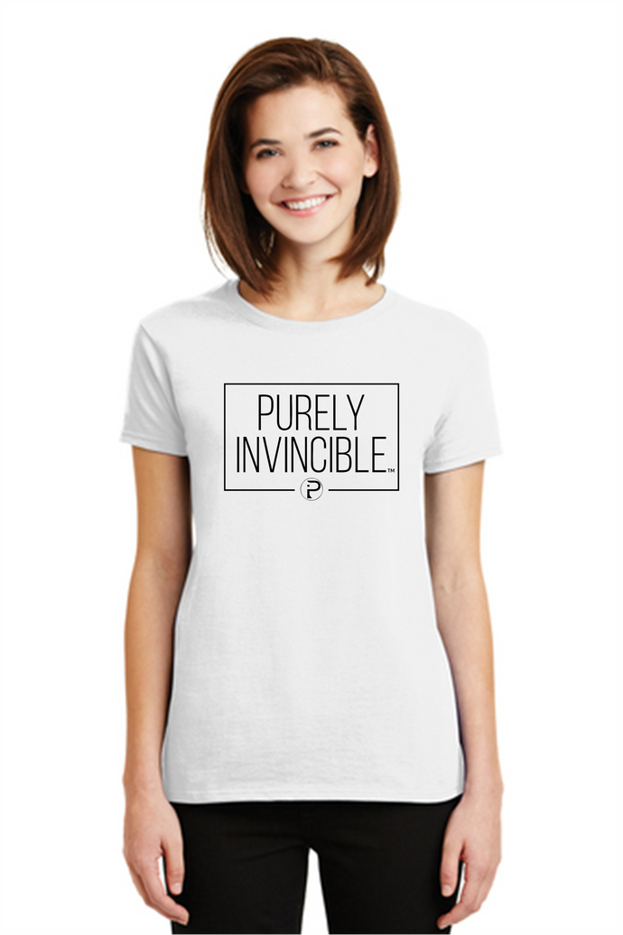 PURELY INVINCIBLE Framed Ladies Tee